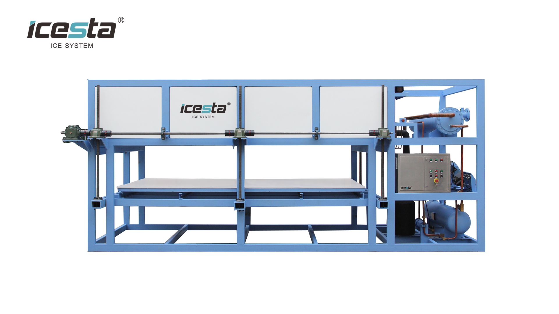 Máquina de hielo en bloque de enfriamiento directo de 15 toneladas