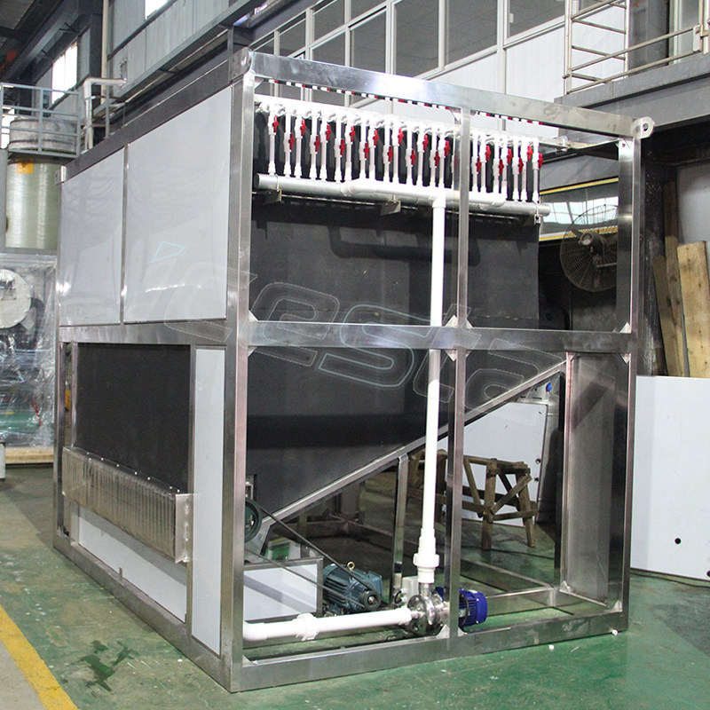 Máquina de hielo de placa de acero inoxidable de 10 toneladas de 10 toneladas, vida útil automática de alta calidad 