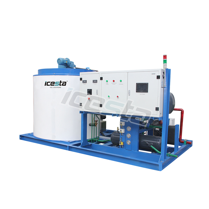 ICESTA Flake Ice Machine Compressor R404 Ice Flakes Machine Industrial $ 20000- $ 40000