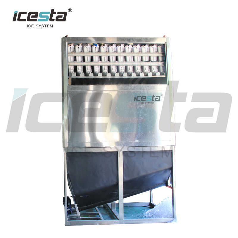 Icesta Hihly Quality Ice Maker Machine Cubo automático Máquina automática para hacer cubitos de hielo