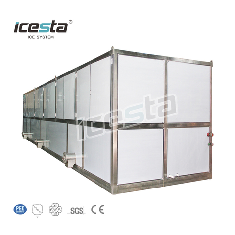 Máquina de hielo en cubos industrial con refrigeración por aire de 13 toneladas de acero inoxidable para tienda de bebidas, restaurante, bar $70000 