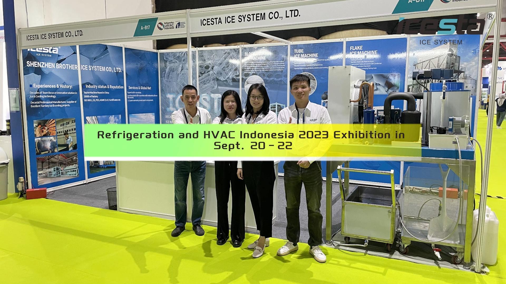 ICESTA participó con éxito en la exposición más grande de refrigeración y climatización de Indonesia 2023