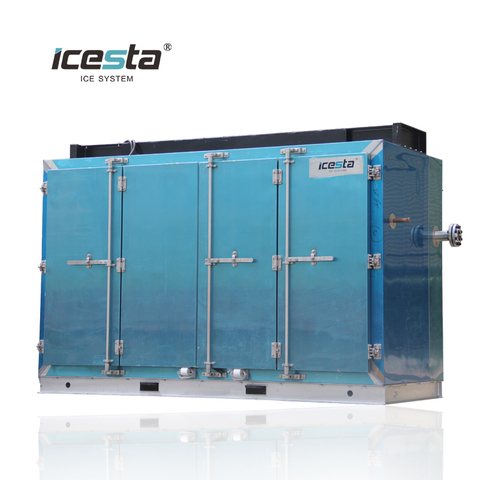 Freezer de placa industrial ICesta - Acero inoxidable, temperatura baja con unidad de condensación confiable