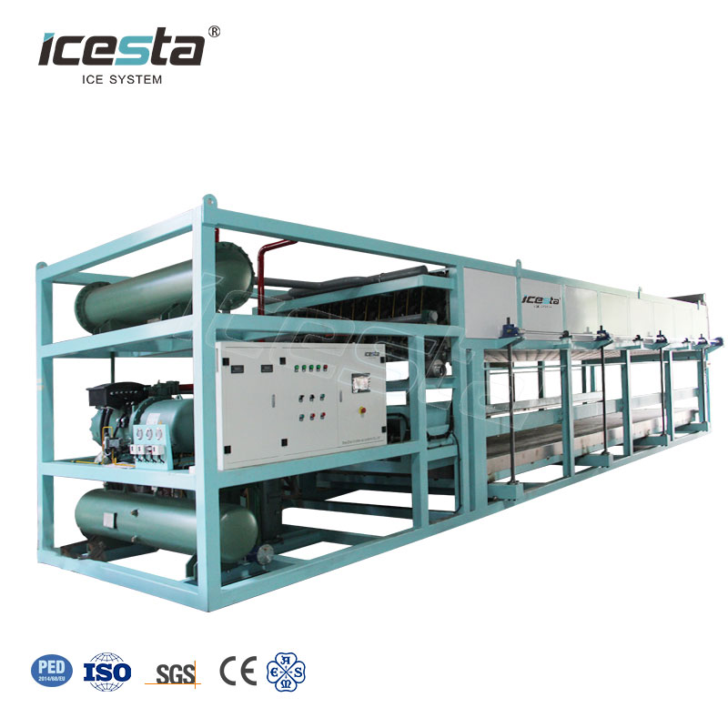 Icesta 10 30 Máquina de hielo en bloques para contenedores de 50 toneladas con planta móvil de cámara fría $ 46000 -