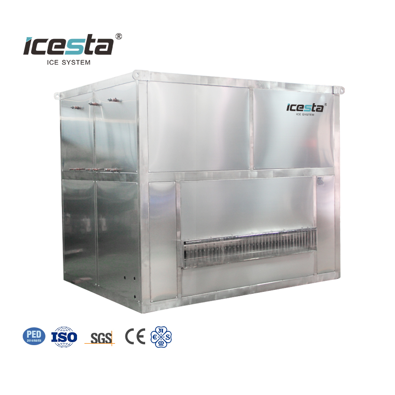 Máquina de hielo de placa de acero inoxidable de 10 toneladas de 10 toneladas, vida útil automática de alta calidad 