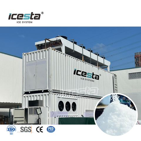 ICESTA Factory Direct Sistema de producción de nieve industrial para todo clima para compradores globales