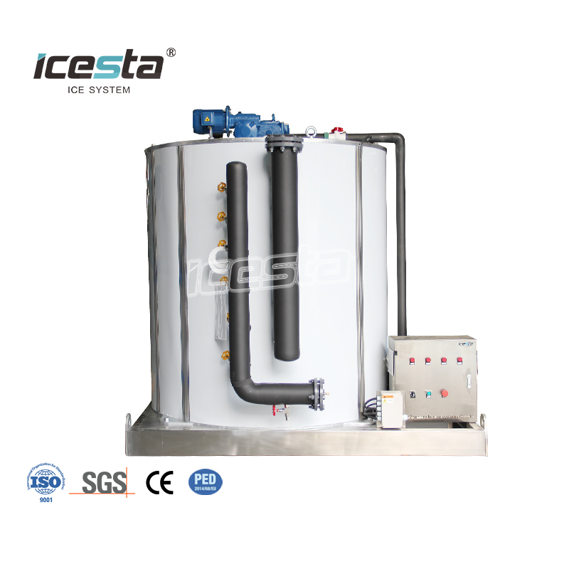 Evaporador de máquina de hielo en escamas ICESTA de 30 toneladas por día