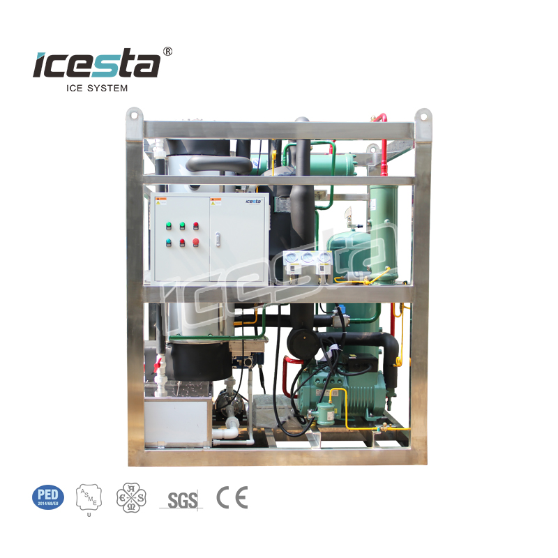 Máquina de hielo en tubos comercial ICESTA de 1 a 5 toneladas