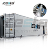 ICESTA máquina de hielo en escamas industrial en contenedores personalizada de alta productividad y larga vida útil $ 30000