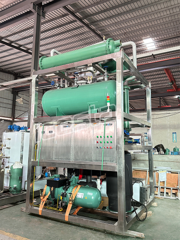 Máquina de tubos de hielo 15 toneladas industrial ICESTA automática de alta confiabilidad tubo sólido comestible cubo de hielo Acero inoxidable refrigeración por agua US$42000 - $50000