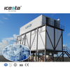 ICESTA Long Service Life Evergy Saving 120 toneladas de contenedores Flake Ice Machine Plant con almacenamiento de hielo automático y sistema de entrega de hielo $ 480000