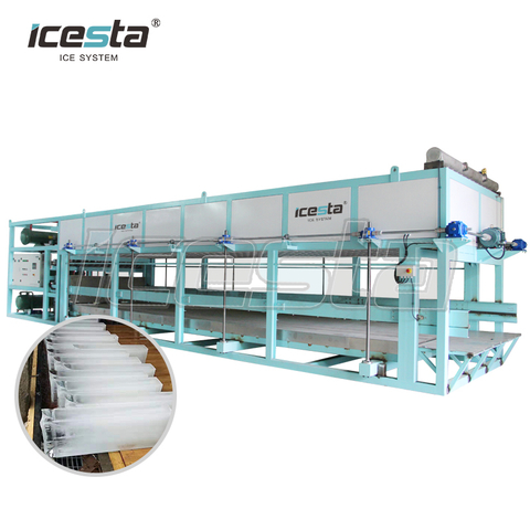 ICESTA personalizado Full Automatic 13.5t Capacidad diaria Bloque de enfriamiento directo Máquina de hielo $ 30000 - $ 50000