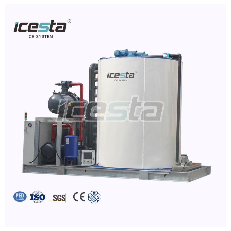  ICESTA 20T 25T 30T Compresores de pistón Rack Máquina de hielo industrial $ 55000 - $ 75000