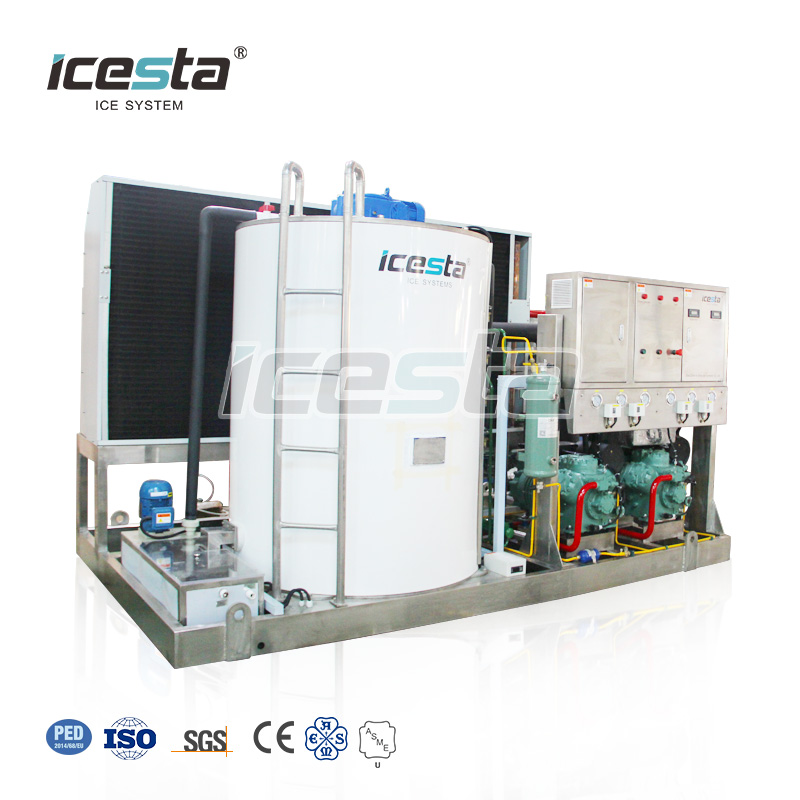  ICESTA Aire de acero inoxidable Refriamiento de aire de agua Máquina de hielo de mar (a base de tierra) 3T-10T $ 10000- $ 35000