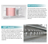 Icesta Industrial Authacking Spiral Freezer, Equipo automático, congelador en espiral, compacto e higiénico 
