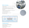 ICESTA Factory Precio de bajo consumo Alta eficiencia IQF Machine Beef Fish Automático Industrial Doble Spiral Belt Freezer